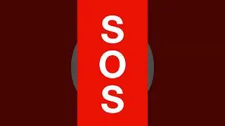 SOS EMERGENCY VISUAL SIGNAL &ndash; Flashing Morse Code (Short for Survival & Rescue)