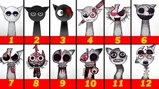 [Sprunki transformation] Gray phase 1 to 12