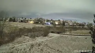 Time-Lapse: 36 hr Snow Fall Highlands Ranch, Colorado