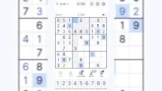 Sudoku no. 50 Master lvl #sudokusolver #sudoku #sudokutrending #sudokugame #viralvideos #viral #play