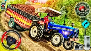 Real Tractor Trolley Cargo Farming Simulation - Offroad Transport Driving 2022 - Android GamePlay