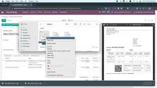 Open xml of e-invoice