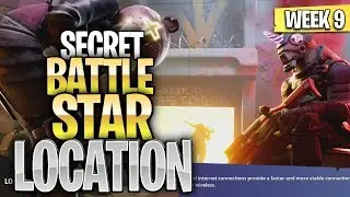 WEEK 9 SECRET BATTLE STAR LOCATION GUIDE SEASON 10 - Ready Or Not Challenges Battle Star Season X