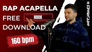 Hard UK Drill Rap Acapella 160bpm - Download FREE Vocals 