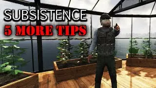 Top 5 Beginner Tips for Subsistence - Part 2