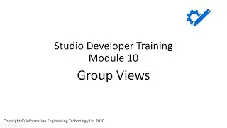 Module 10 - Group Views