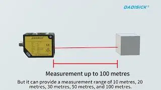 DADISICK Laser Distance Sensor For Logistics Warehouse Positioning, Engineering Monitoring