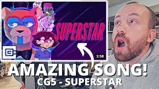 AMAZING SONG! CG5 - SUPERSTAR (FNAF Security Breach Song Animation) FIRST REACTION!
