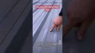 Roofing 101: Metal Roof Tips   #roofing #How #howto #diy #roofer #contractor #shingles