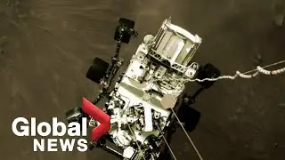 NASA shares new images from Perseverance rover landing on Mars | FULL