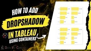How to create Drop Shadow in Tableau