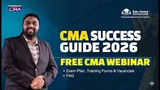 CMA Success Webinar 2026 | Exam Strategy, Training Forms & Job Vacancies | Free CMA Test Series |