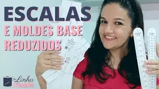 Régua de Escala para modelagem e Moldes Base em miniatura