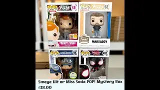 Smeye Hit or Miss Soda POP! Mystery Box and a Funko Shop Exclusive Pick Up