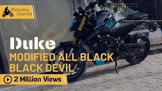 Finally Full Black Duke200🥵😍|| kTm Duke200 modification 😊||#viral #modified #duke200 #vlog