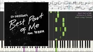 Ed Sheeran - Best Part of Me ft YEBBA - Piano Cover & Sheets