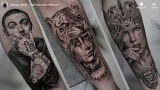 Online Tattoo Master Class Sneak Peek | Tattoo University by Daniel Silva
