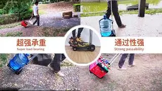 folding hand trolley,portable folding caster plastic shopping cart trolley,best shopping carts 2021