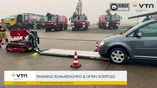 De eerste brandweer rijtrainingen met de First Mover op Schiphol zijn van start!