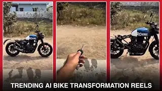 New trending ai bike transformation reels editing | Ai bike transformation reels editing tutorial 😱