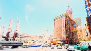 Makkah Days - Wandering all around the Masjid Al Haram at Day Time in Makkah, Saudi Arabia