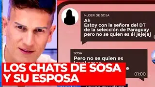 Se conocieron LOS CHATS de Sebastián Sosa y su esposa - CASO DE ABUSO EN VÉLEZ
