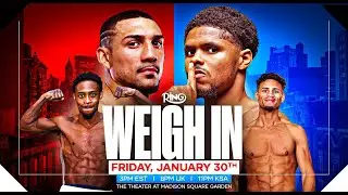 Teofimo Lopez vs Shakur Stevenson | LIVE WEIGH IN | The Ring VI
