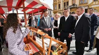 Predsjednik Milanović obi&scaron;ao Obrtnički ulični sajam u Varaždinu