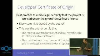 Free software licensing in a nutshell