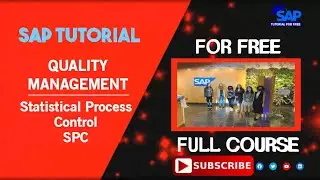 SAP Quality Management | Statistical Process Control SPC | SAP QM | SAP Tutorial For Free | SAP ERP