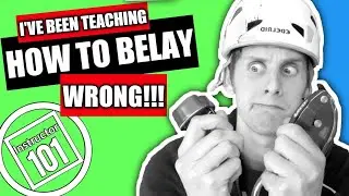 How to teach belaying as a climbing instructor (MISTAKE)