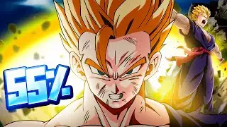 HOW GOOD IS CARNIVAL LR STR SSJ GOHAN WITHOUT DUPES? 55%! (DBZ: Dokkan Battle)