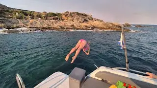 Rhodes Pt2. A boat trip to 4 beautiful coastline bays.