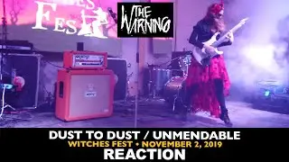 Musicians REACT to The Warning: Dust To Dust, Unmendable (Witches Fest November 2, 2019)