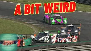 The view out of the LMP3 is challenging.........