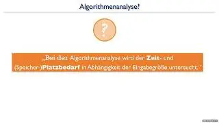 20220419 AuD: Algorithmenanalyse (Asymptotische Analyse)