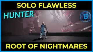 Solo Flawless Root of Nightmares - Full Raid (Hunter)