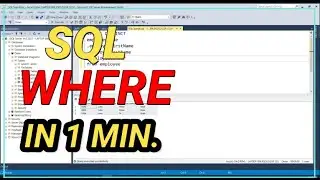 sql where condition | how to use where in sql | how to filter data from table | #techconcepts #where