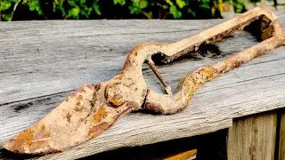 Restoring a Completely Rusted Branch Cutter | Old Pruning Tool Restoration to Like New