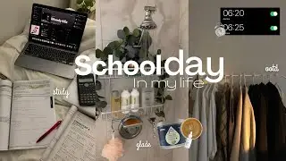 School day in my life 📚 (unboxing glade, ootd, study, shopping) 🌿
