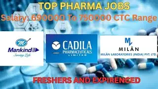 mankind pharma,milan labs,cadila pharma new pharma jobs notifications 2026 in telugu