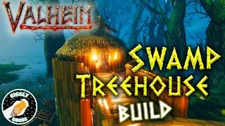 Valheim - SWAMP Treehouse Time-lapse Build