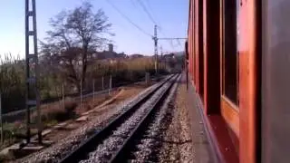 Tren del centenari del carrilet Barcelona-Martorell