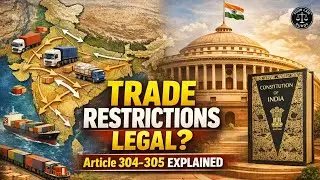 Article 304 & 305 Explained | Reasonable Restrictions on Trade | Indian Constitution