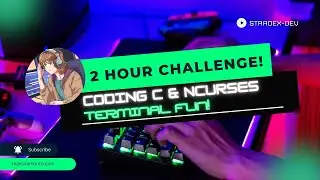 Recreational programming - Making stuff with ncurses and C.
