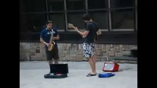 Street jazz in Donetsk (Спокойной ночи, малыши)