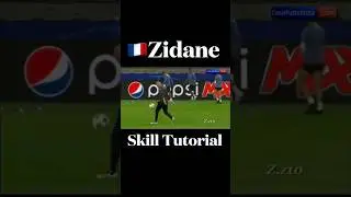 🇫🇷Zidane's Rare Freestyle Skill Tutorial🔥#freestylefootball #football #futbol #soccer #shorts