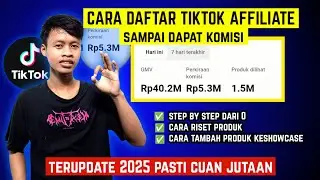 CARA DAFTAR TIKTOK AFFILIATE TERUPDATE 2025 | MENGGUNAKAN FOLLOWERS 