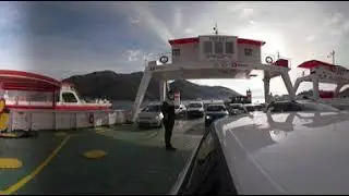 Road Trip Ferry Lepetane - Kamenari, Montenegro | GoPro Fusion VR 360 &ordm; video|