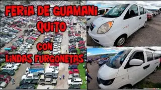 ARIA DE FURGONETAS  DESDE LA FERIA POPULAR DE CARROS GUAMANI QUITO